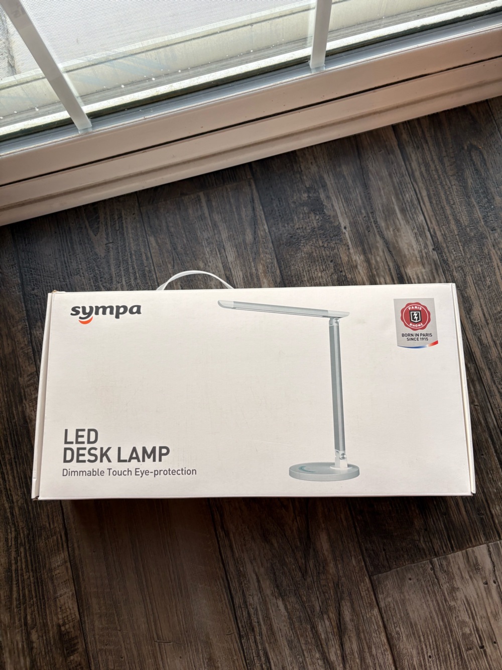 LED Desk Lamp - Silver Dimmable Touch Lamp